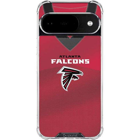 NFL Atlanta Falcons Team Jersey Google Pixel 10 Clear Case